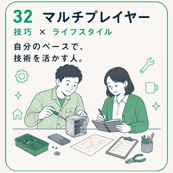 マルチプレイヤー 技巧 × ライフスタイル