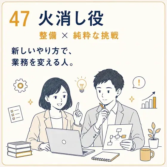 火消し役 整備 × 純粋な挑戦
