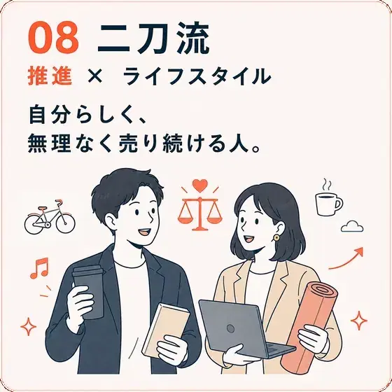 二刀流 推進 × ライフスタイル