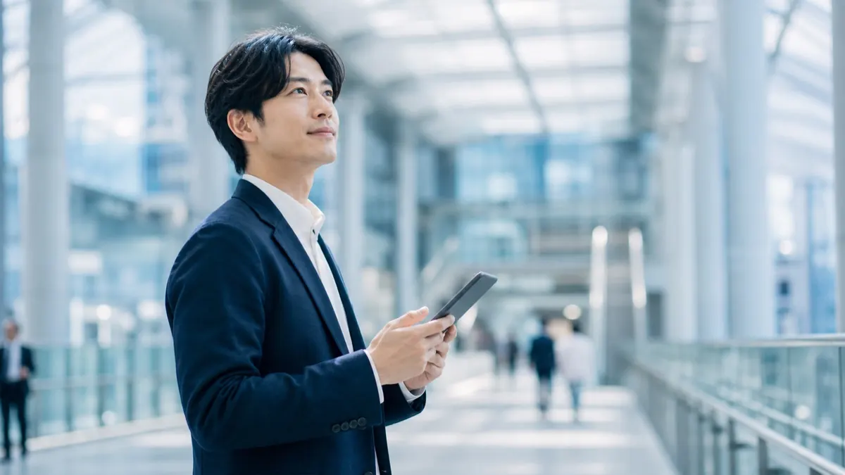 将来のキャリアを見据えて前に進む利用者
